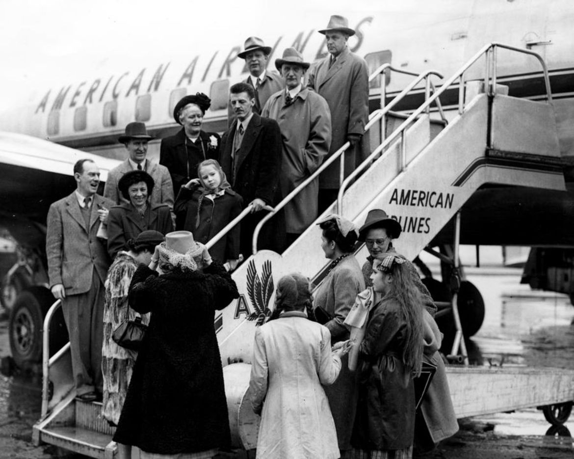 Abflug aus Frankfurt, 1948