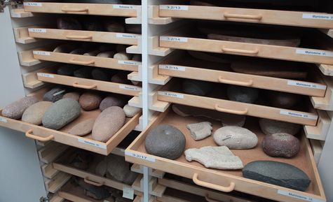 verschiedene Objekte der Ausstellung